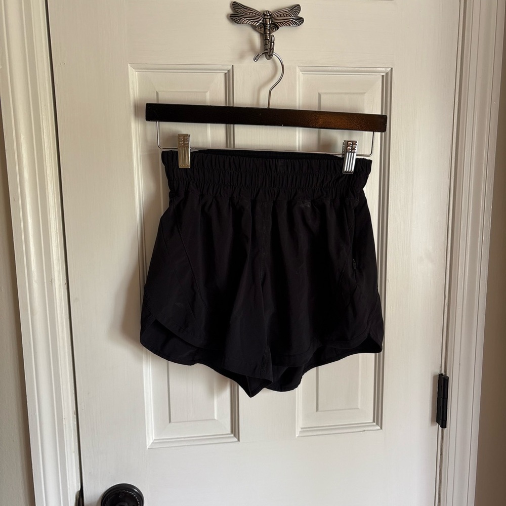 Lulu black running Shorts